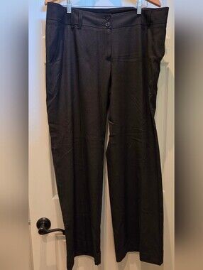 MICHAEL Michael Kors Chocolate Brown Straight Trousers with Button Waist